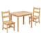Flash Furniture Natural Kids Solid Hardwood 3 PC Table & Chair Set TW-WTCS-1001-NAT-GG - alternate 5